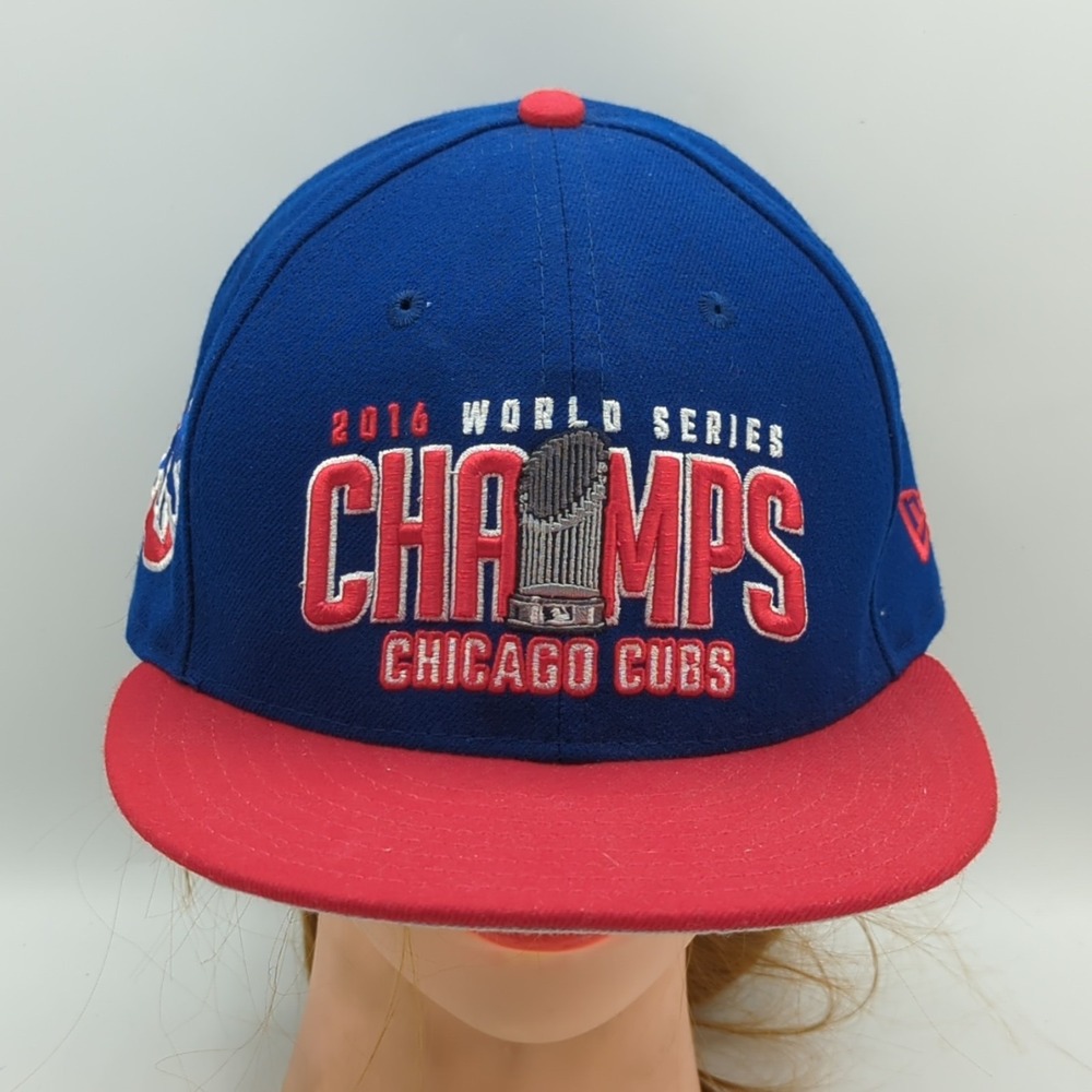 Chicago Cubs 2016 World Series CHAMPS New Era Hat Cap Snapback Made in USA
